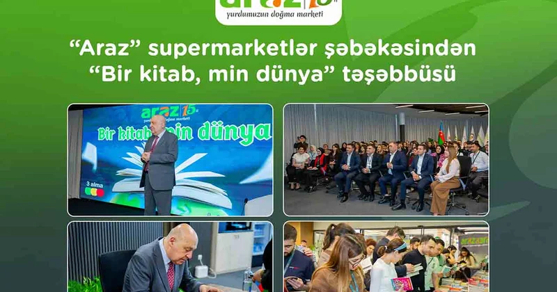 “Araz”dan “Bir kitab, min dünya” təşəbbüsü Fotolar