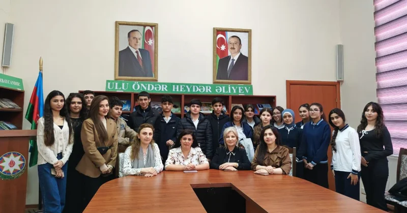 Ümumdünya Kitab və Müəlliflik Hüququ Günü münasibətilə kitabxanaya maarifləndirici ekskursiya təşkil edilib