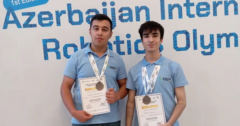 BANM tələbələri AIRO 2025 olimpiadasının ilk üçlüyündə yer alıb