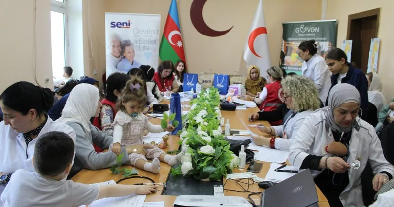 AzQAC “Qadın və uşaqların sağlamlığının qorunması” mövzusunda humanitar aksiya keçirdi FOTOLAR