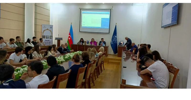 “Görkəmli Şuşa Bəyləri Portretlər” layihəsinin UNEC də təqdimatı olub FOTOLAR