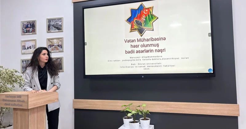 BDU da Vətən müharibəsinə həsr olunmuş bədii əsərlərin nəşri ilə bağlı təhlillər aparılır