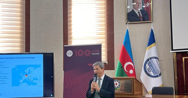 BDU tələbələri DAAD ın təqaüd proqramları barədə məlumatlandırılıblar