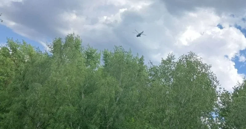 Helikopter qəzaya uğradı Pilotlar tapılmır