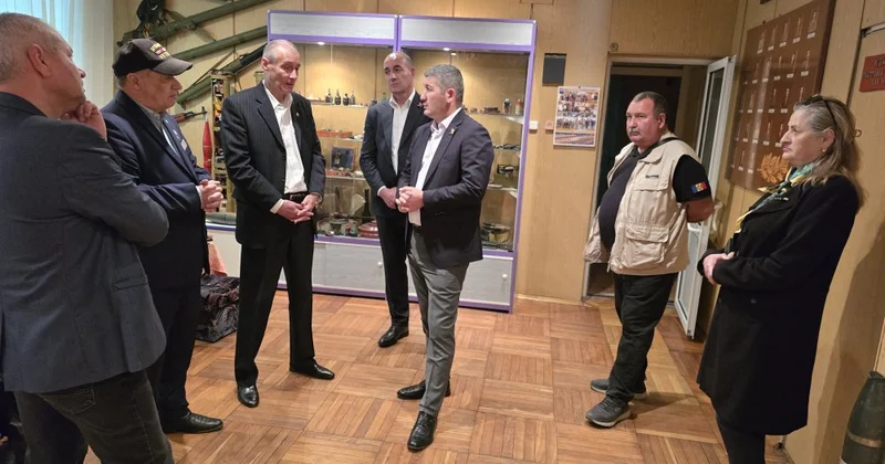 Xüsusi Təyinatlıların Qaziləri, Şəhid Ailələri və Veteranları İctimai Birliyinin nümayəndə heyəti Moldovada görüş kecirtdi