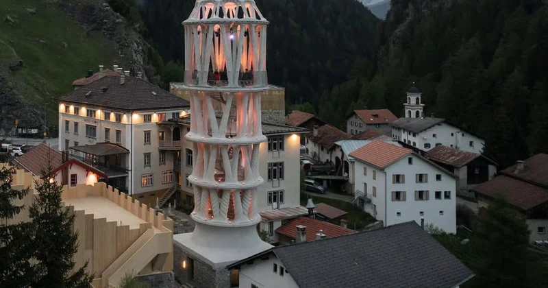 Dünyanın ən hündür 3D binası tikildi FOTOLAR
