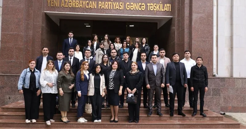 YAP Gəncə şəhər təşkilatında “Heydər Əliyev məktəbi” adlı layihəyə uğurla başa çatıb