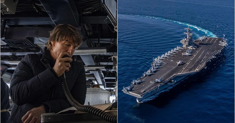 ABŞ donanması Tom Kruzun çəkildiyi Mission: Impossible 8 üçün aviadaşıyıcı ayırdı