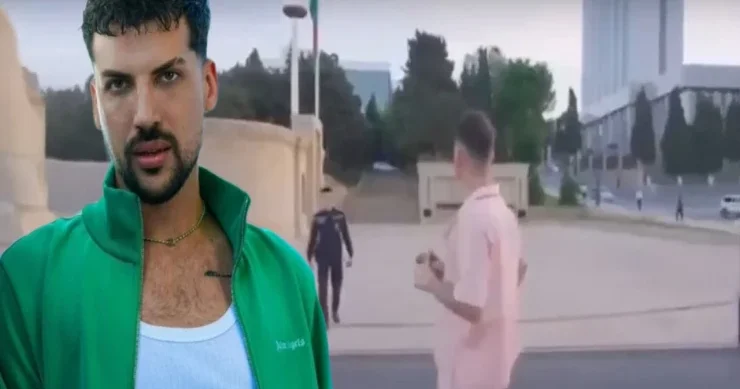 Bakıda türkiyəli bloqqer geyiminə görə Şəhidlər Xiyabanına buraxılmadı VİDEO