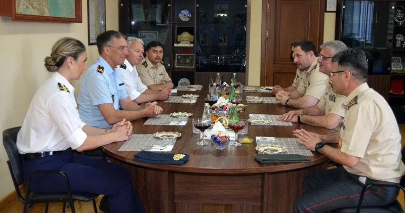 NATO nümayəndə heyəti ilə hərbi əməkdaşlıq çərçivəsində görüşlər keçirilib