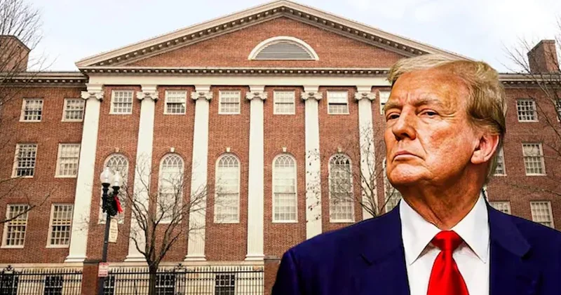 Trampın Harvard, Yel kimi universitetlərlə problemi nin kökündə nə dayanır?