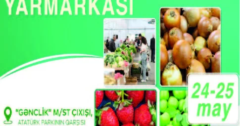 Paytaxtda şənbə bazar günləri yarmarkası