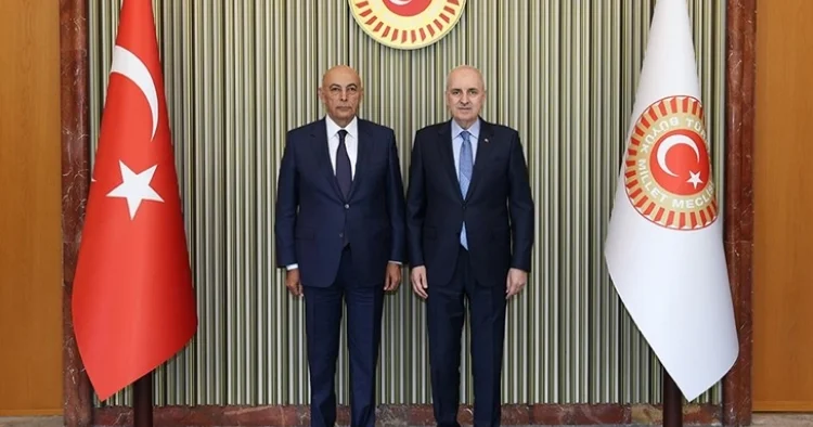 Ədalət Vəliyev Numan Kurtulmuşla görüşüb