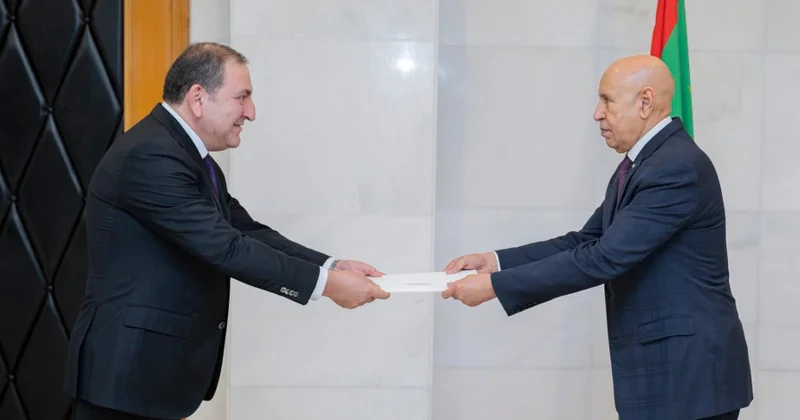 Azərbaycanın Mavritaniyadakı səfiri etimadnaməsini bu ölkənin Prezidentinə təqdim edib