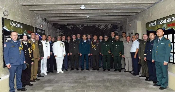 Hərbi attaşelər Dövlət Sərhəd Xidmətində FOTO