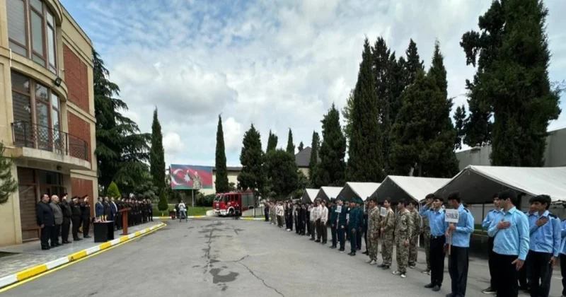 “Gənc xilasedici və yanğınsöndürən” Ümumrespublika yarışlarının zona birinciliyini keçirib