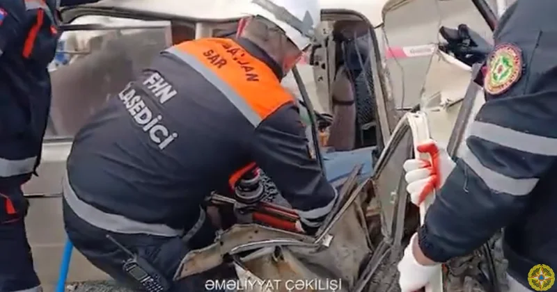 Masazırda dəhşətli anlar FHN müdaxilə etdi
