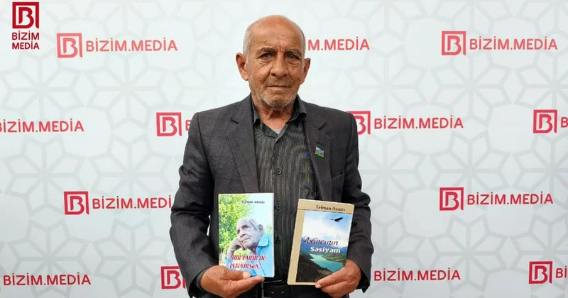 75 yaşlı şair Telman Axıncı yeni kitabını festivalda təqdim etdi