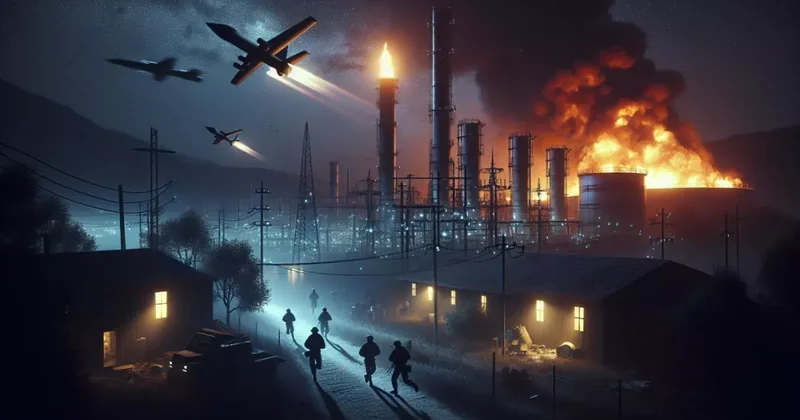 ASTRA: В Пермском крае горит завод Метафракс ВИДЕО/ФОТО