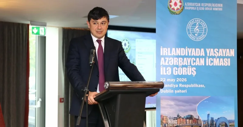 Fuad Muradov Dublində Azərbaycan icması ilə görüşüb