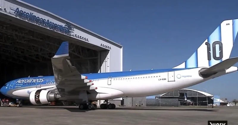 Argentina millisini DÇ 2026 yə aparacaq xüsusi təyyarə Video