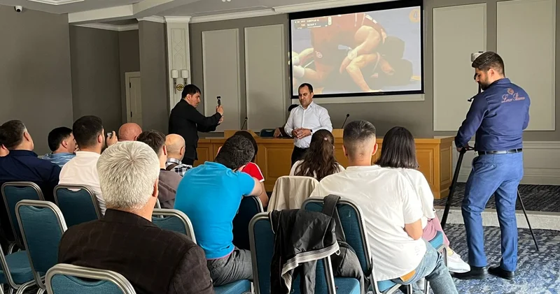 Beynəlxalq Güləş Günü münasibətilə Şamaxıda jurnalistlər üçün seminar keçirilib FOTO