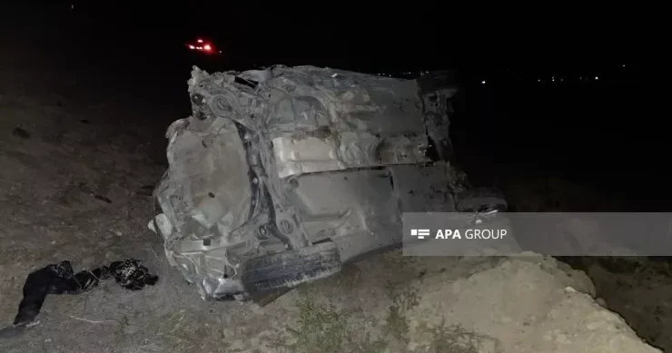 Naxçıvanda Hyundai aşdı, 6 nəfər yaralandı FOTO