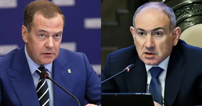 Medvedev Paşinyanı ağır təhqir etdi