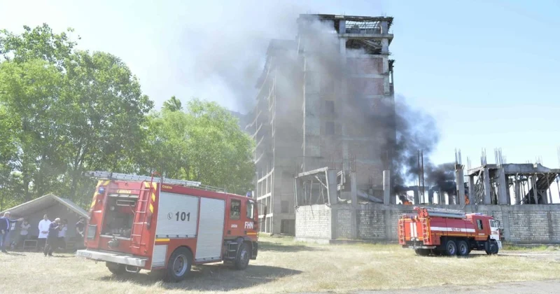 Lənkəranda kompleks mülki müdafiə təlimi keçirilib FOTO