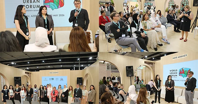Uşaqların hazırladığı şəhər maketləri “WUF13 Urban Expo”da təqdim olunub