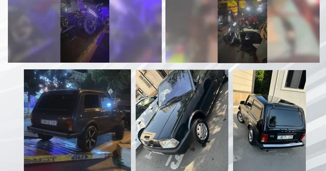 Xırdalanda polis gecə səs küy salan 10 motosiklet sürəni saxlanıldı