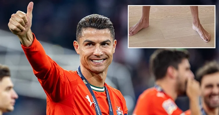 Ronaldo dırnaqlarına buna görə boya çəkirmiş