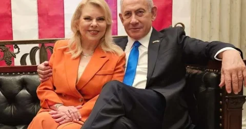 Mübarizəmiz sizə zülm edən zalım rejimlədir Sara Netanyahu (FOTO)