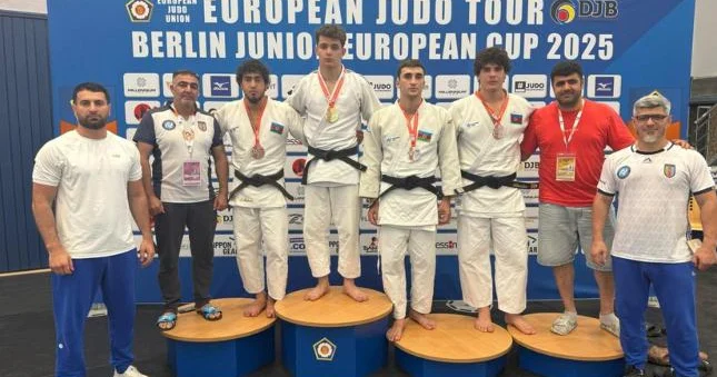 Cüdoçularımız Berlində 9 medal qazandı