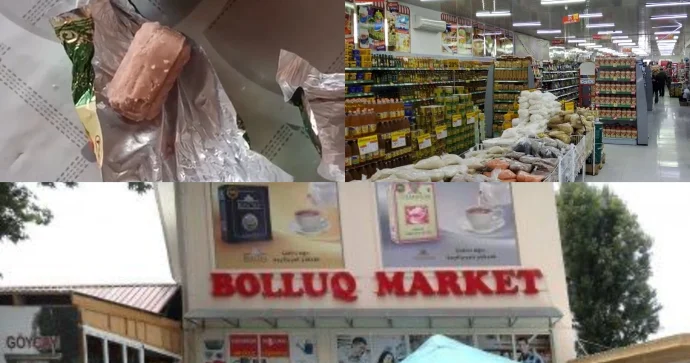 Marketdən alınan konfetlərdən yenə qurd çıxdı: BU DƏFƏ “BOLLUQ” MARKETDƏ VİDEO