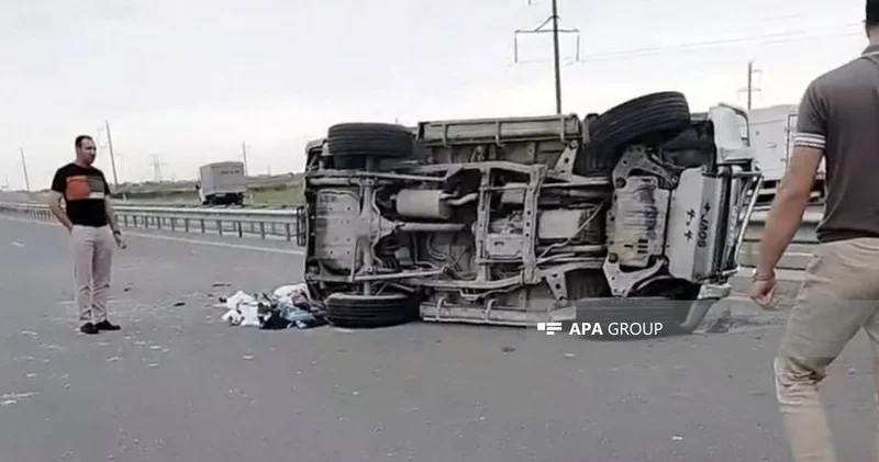 Cəlilabadda avtomobil aşıb, xəsarət alanlar var FOTO