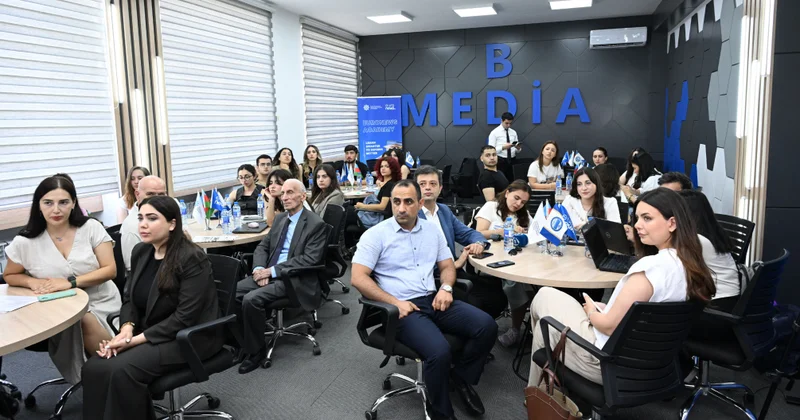 Medianın İnkişafı Agentliyi “Euronews Academy” proqramına start verdi FOTO