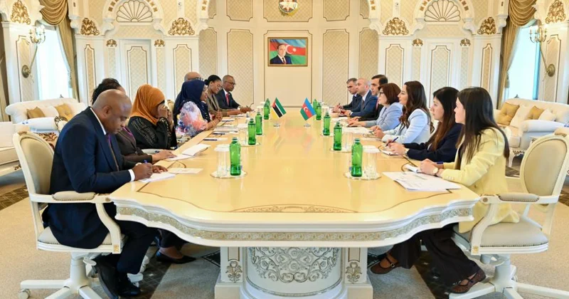 Сахиба Гафарова провела обсуждения с председателем Ассамблеи Мозамбика
