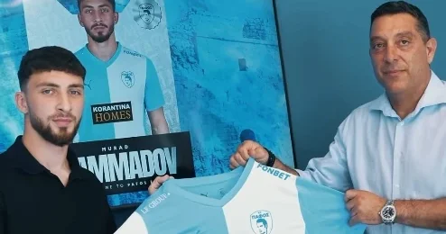 “Pafos” futbol klubu Murad Məmmədovu təqdim etdi VİDEO