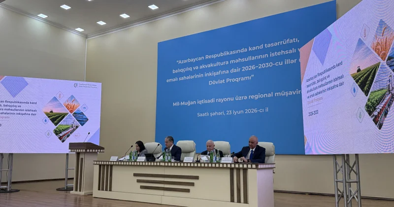 Saatlı rayonunda Mil Muğan iqtisadi rayonu üzrə regional müşavirə baş tutub YENİLƏNİB VİDEO