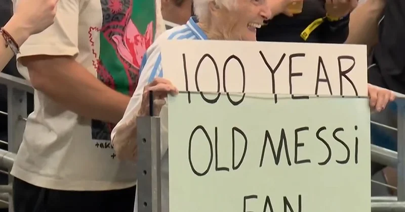 Bütün DÇ ləri görüb 100 yaşlı Messi fanatı viral oldu FOTO