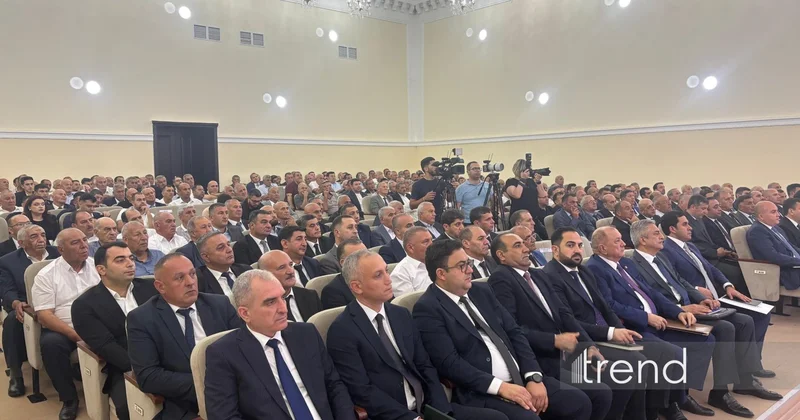 В Саатлинском районе Азербайджана проходит региональное совещание по Миль Муганскому экономическому району (ФОТО)