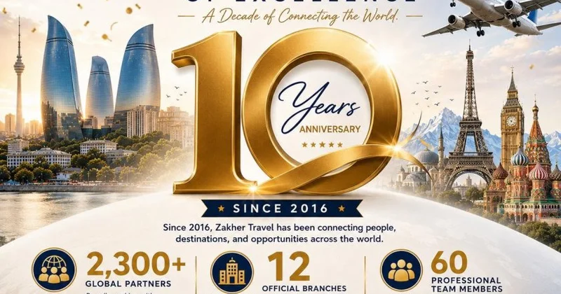 Zakher Travel 10 illik yubileyini qeyd edir