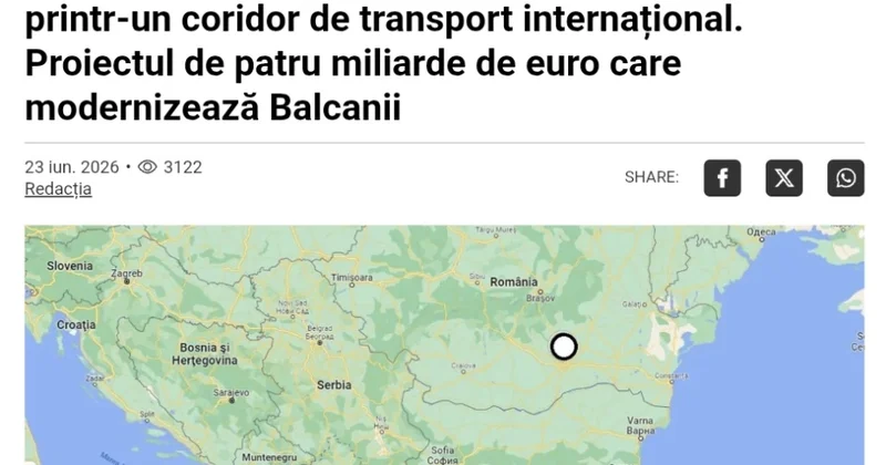 Yunanıstan, Bolqarıstan və Rumıniyanı birləşdirəcək nəqliyyat dəhlizi Balkanların iqtisadi xəritəsini dəyişə bilər