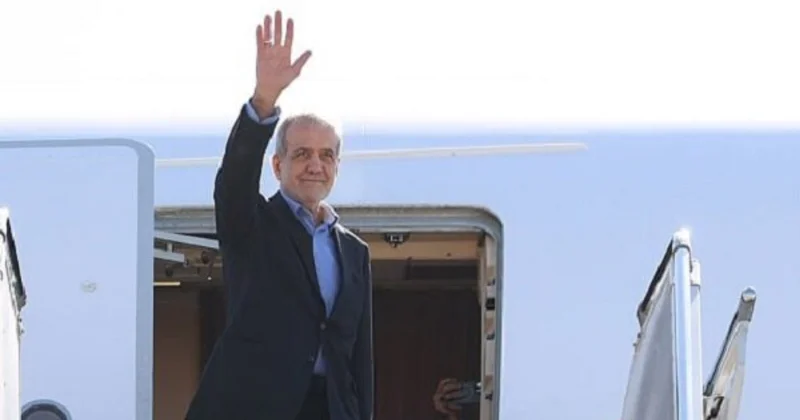 Pezəşkian XİN başçısı ilə birlikdə Pakistana gəlib