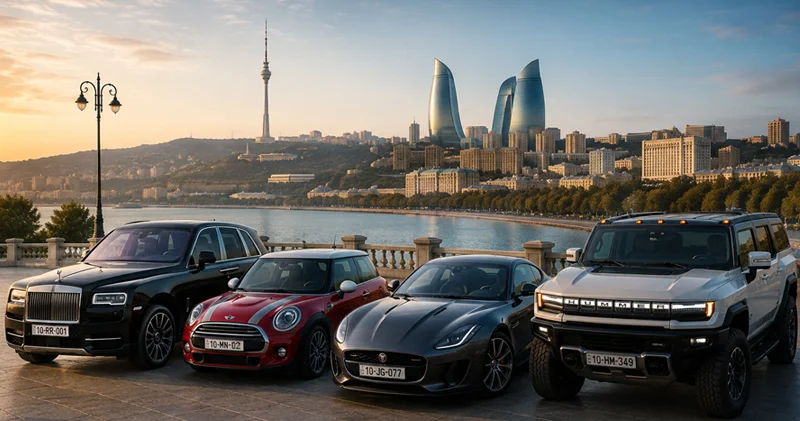 Rolls Royce , Bentley , Maserati ... Azərbaycanda neçə lüks avtomobil var?
