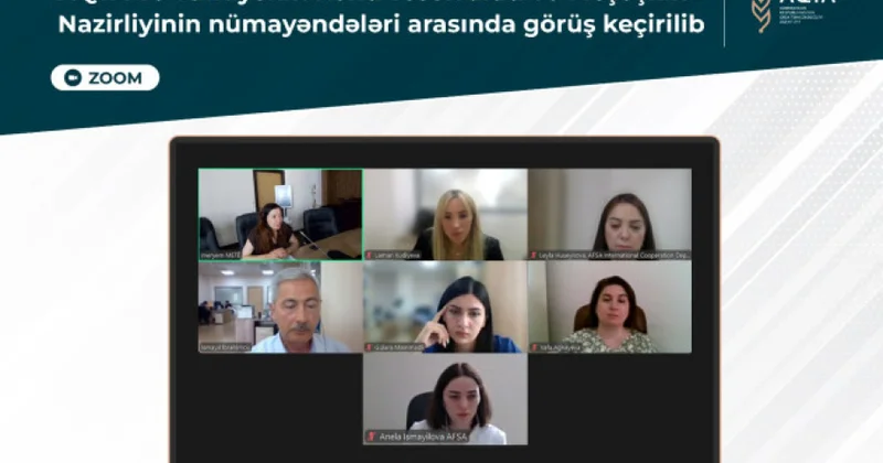 AQTA ilə Türkiyənin Kənd Təsərrüfatı və Meşəçilik Nazirliyi arasında əməkdaşlıq genişləndirilir