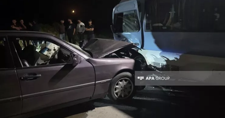 Naxçıvanda 2 maşın toqquşdu, 3 nəfər xəsarət alddı