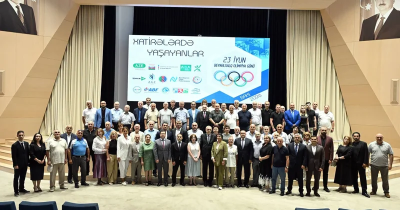 Bakı Gənclər Mərkəzində Olimpiya Gününə həsr olunan tədbir keçirilib FOTO