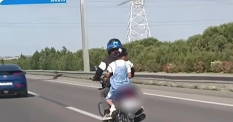 В Баку начали проверку после кадров с ребенком на мотоцикле ВИДЕО